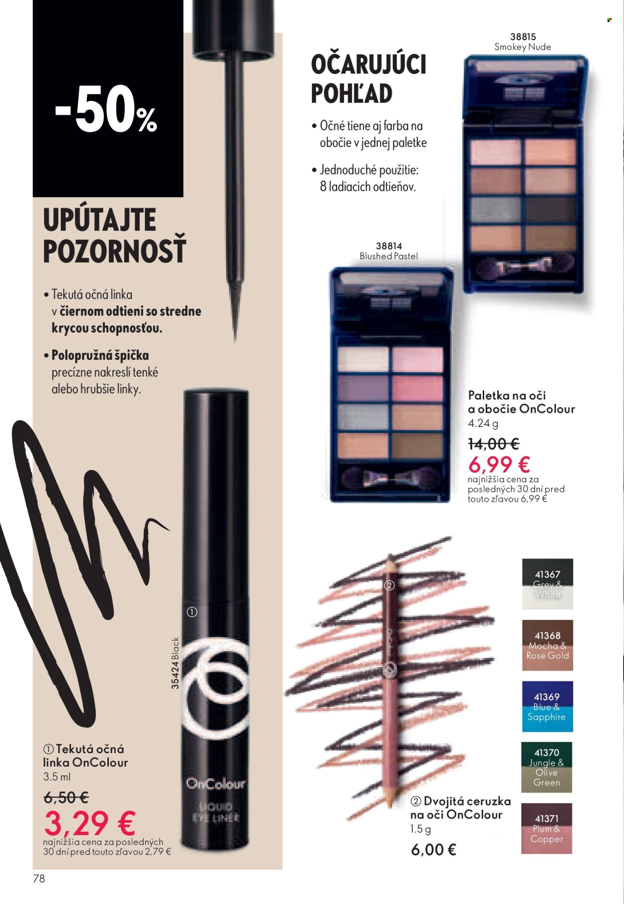 Leták Oriflame - 29.12.2024 - 18.1.2025. Strana 78
