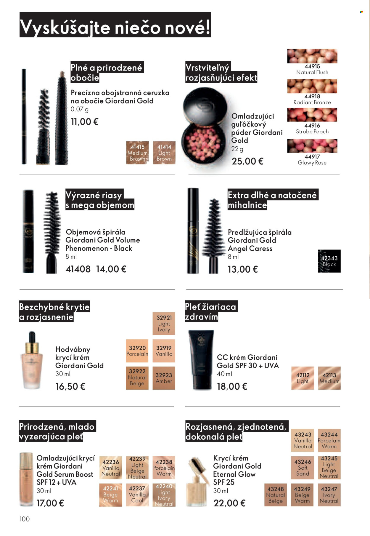 Leták Oriflame - 29.12.2024 - 18.1.2025. Strana 100