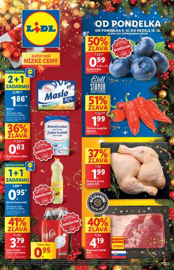 Leták Lidl - 9.12.2024 - 15.12.2024.