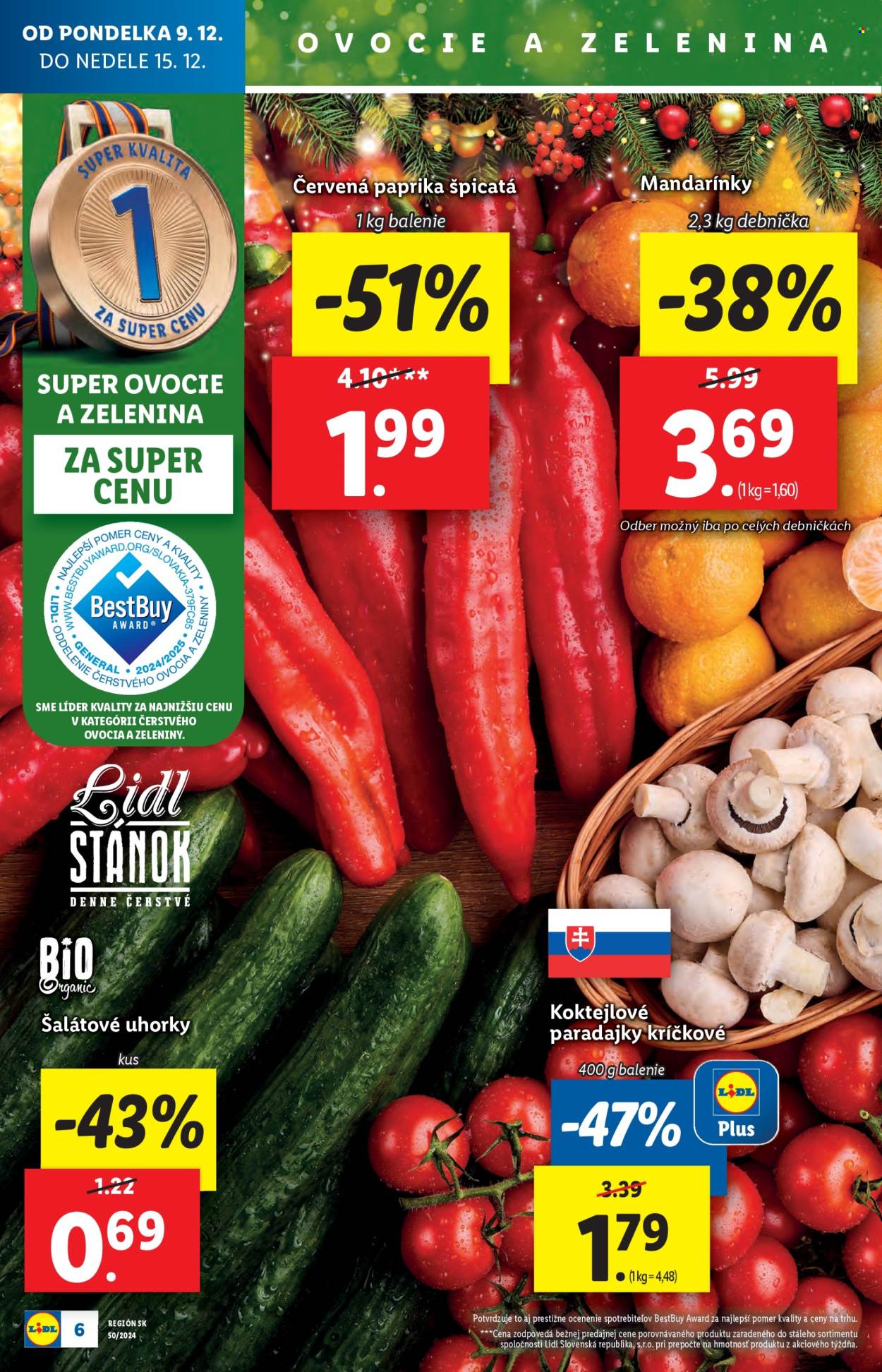 Leták Lidl - 9.12.2024 - 15.12.2024. Strana 8