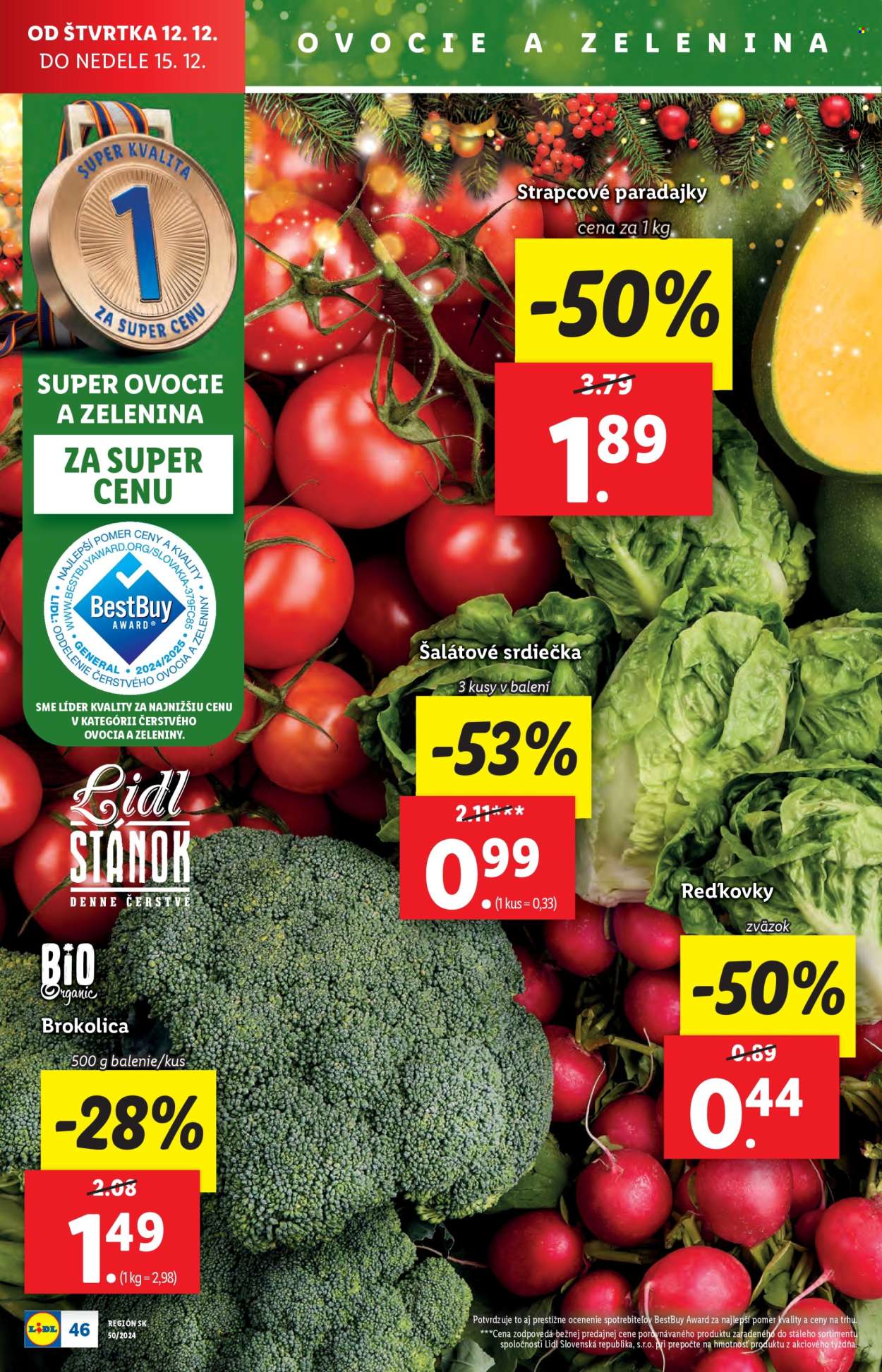 Leták Lidl - 9.12.2024 - 15.12.2024. Strana 52