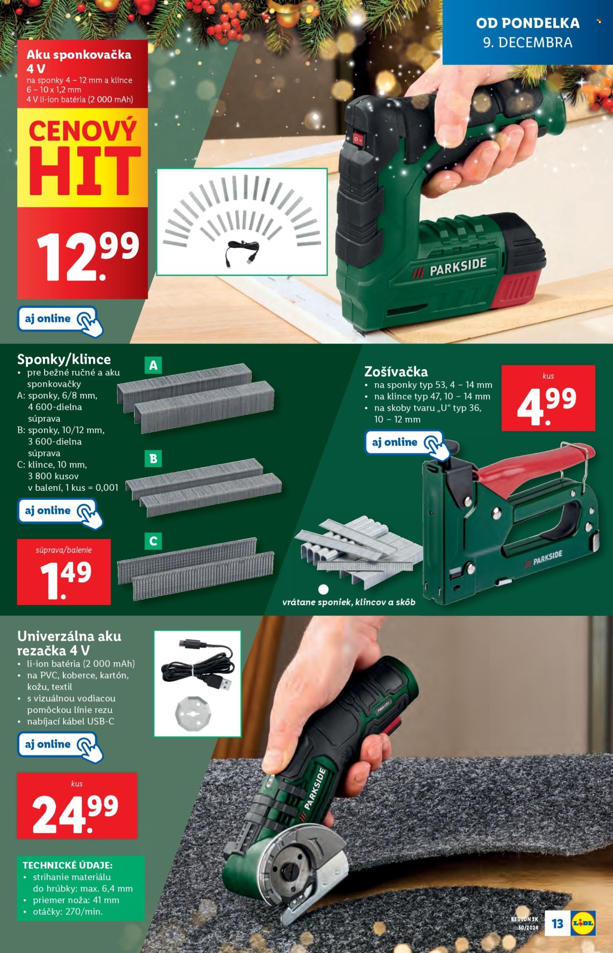 Leták Lidl - 9.12.2024 - 15.12.2024. Strana 87