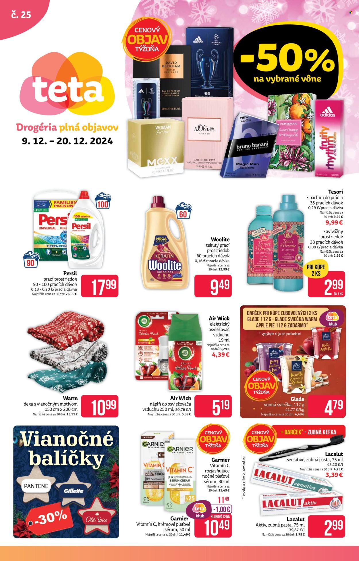 Leták Teta drogerie - 9.12.2024 - 20.12.2024. Strana 1