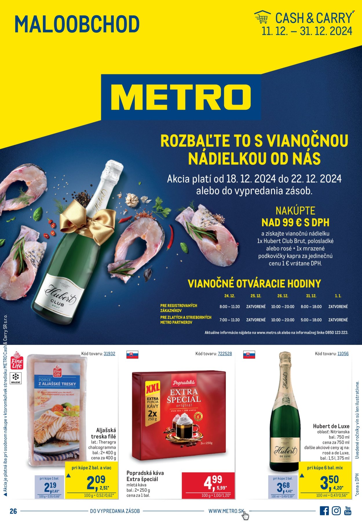 Leták Metro - 11.12.2024 - 31.12.2024. Strana 1