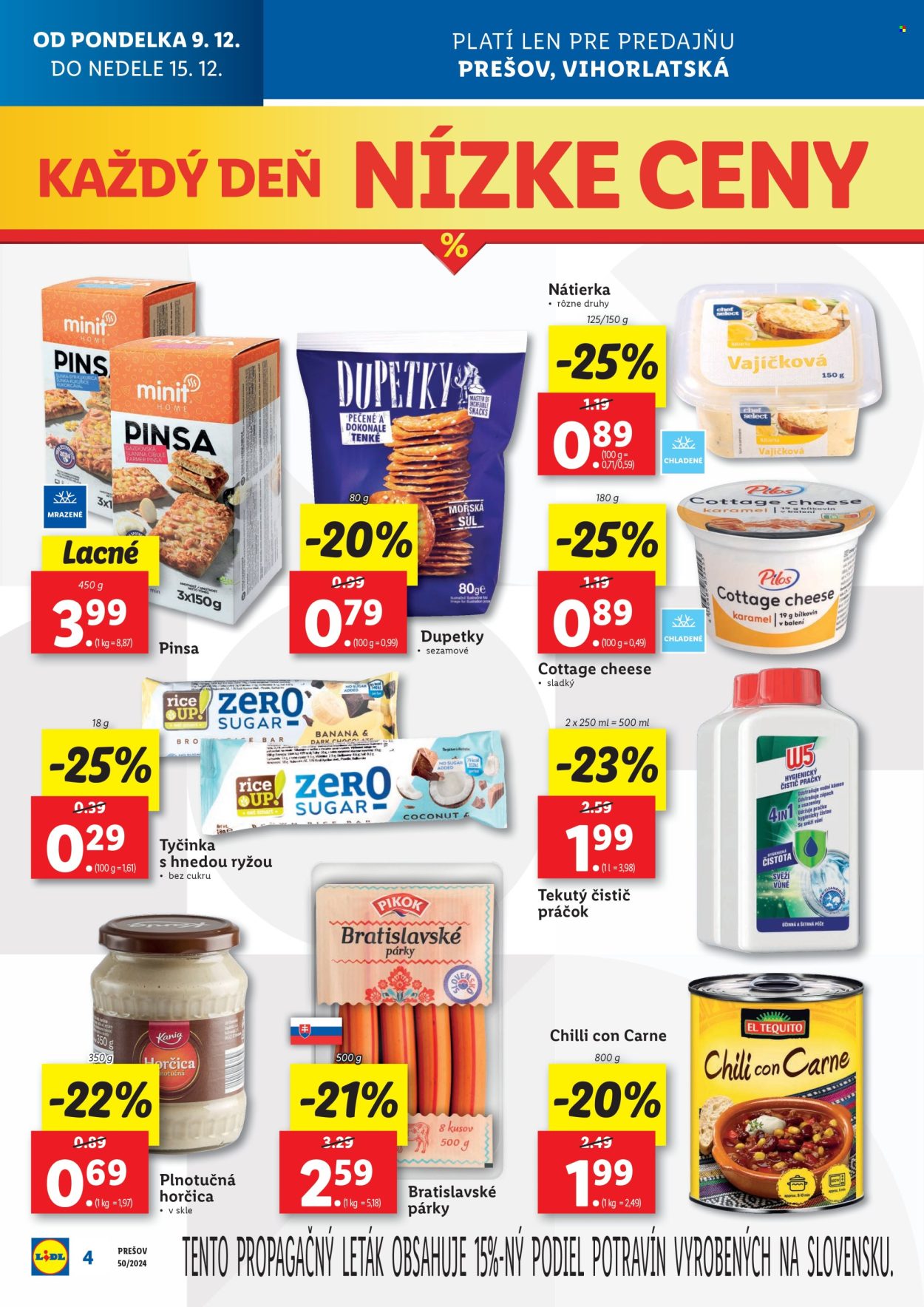 Leták Lidl - 9.12.2024 - 15.12.2024. Strana 4