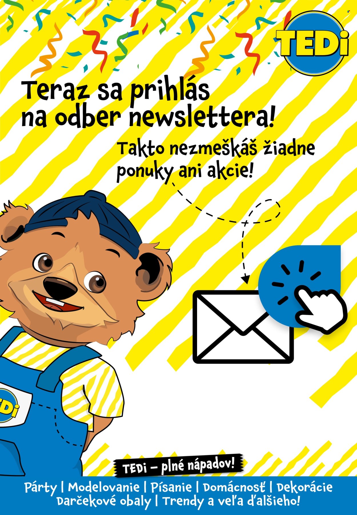 Leták TEDi. Strana 5