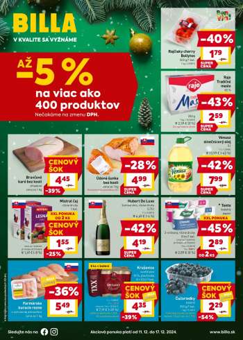 Leták Billa - 11.12.2024 - 17.12.2024.