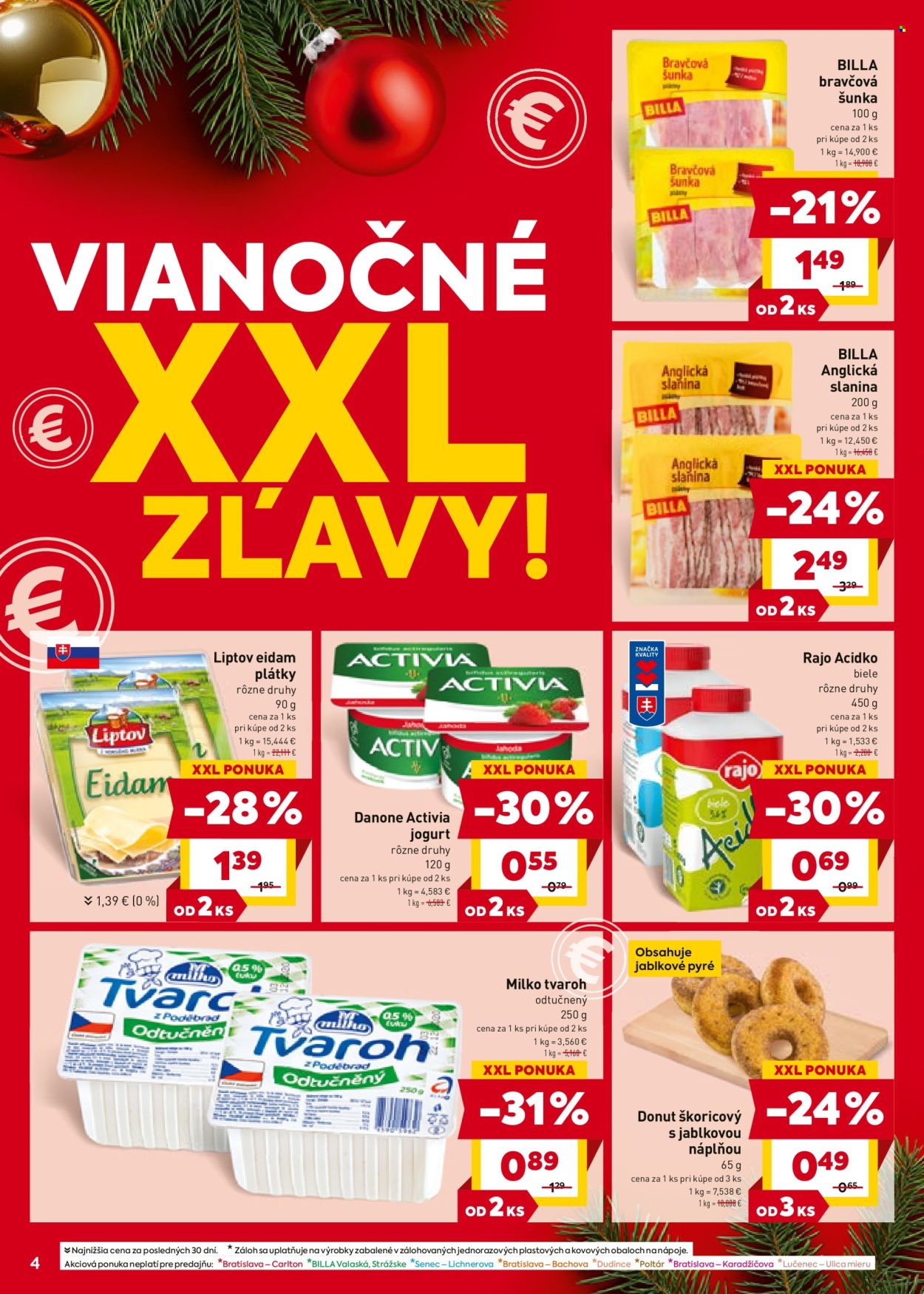 Leták Billa - 11.12.2024 - 17.12.2024. Strana 4