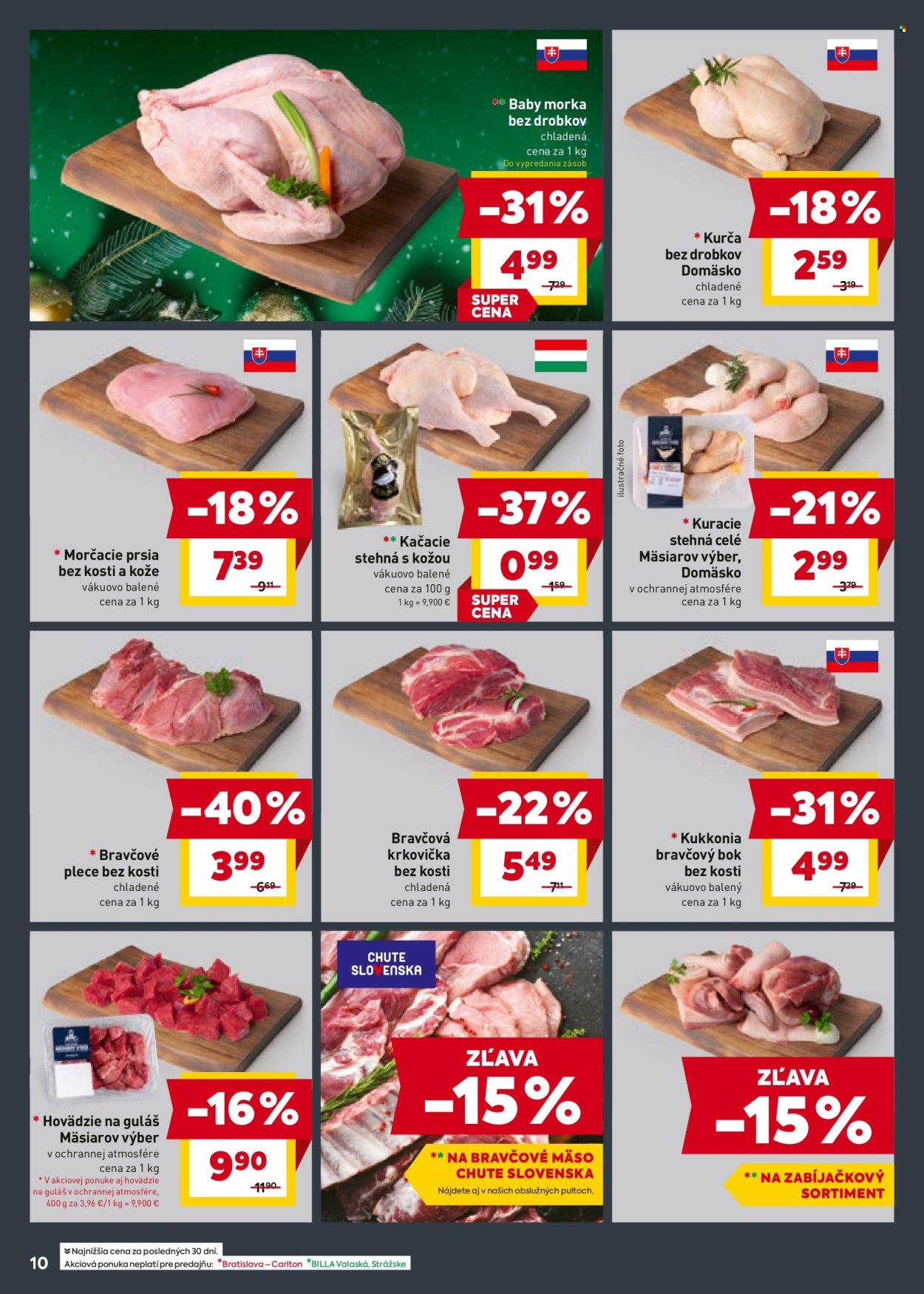 Leták Billa - 11.12.2024 - 17.12.2024. Strana 10