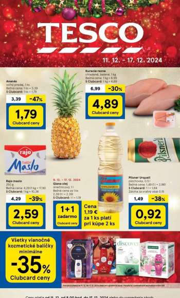 Leták TESCO - 11.12.2024 - 17.12.2024.