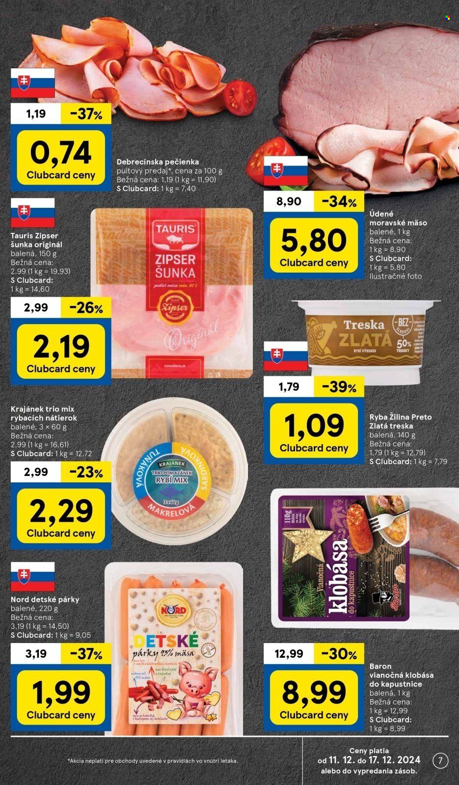 Leták TESCO - 11.12.2024 - 17.12.2024. Strana 7