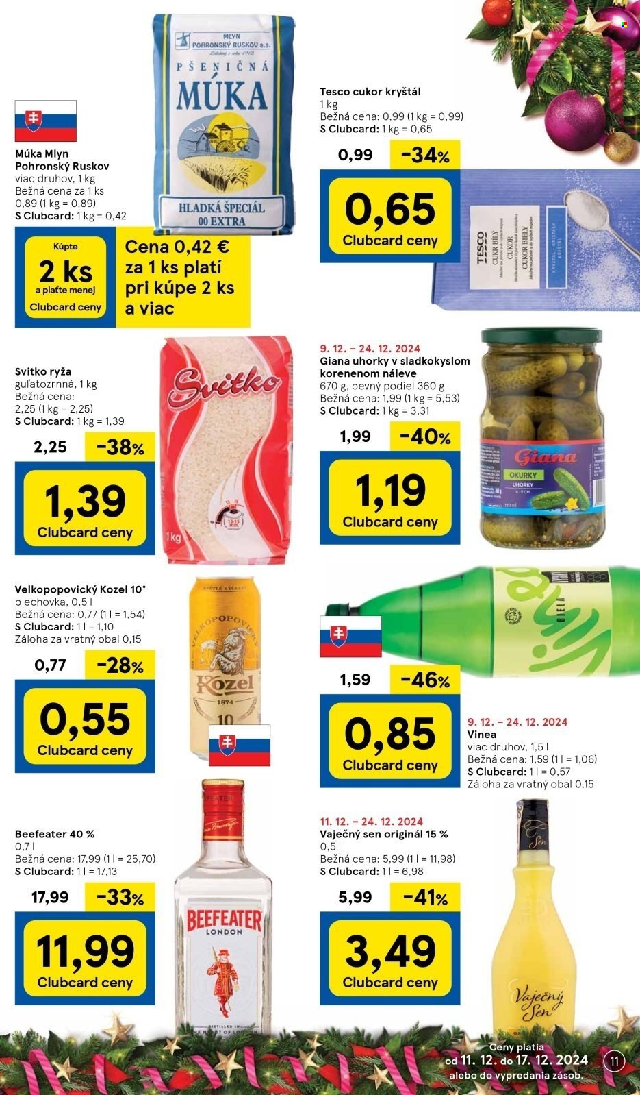 Leták TESCO - 11.12.2024 - 17.12.2024. Strana 11