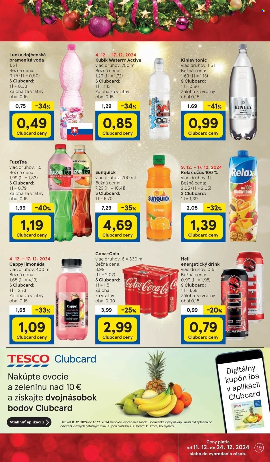 Leták TESCO - 11.12.2024 - 17.12.2024. Strana 19
