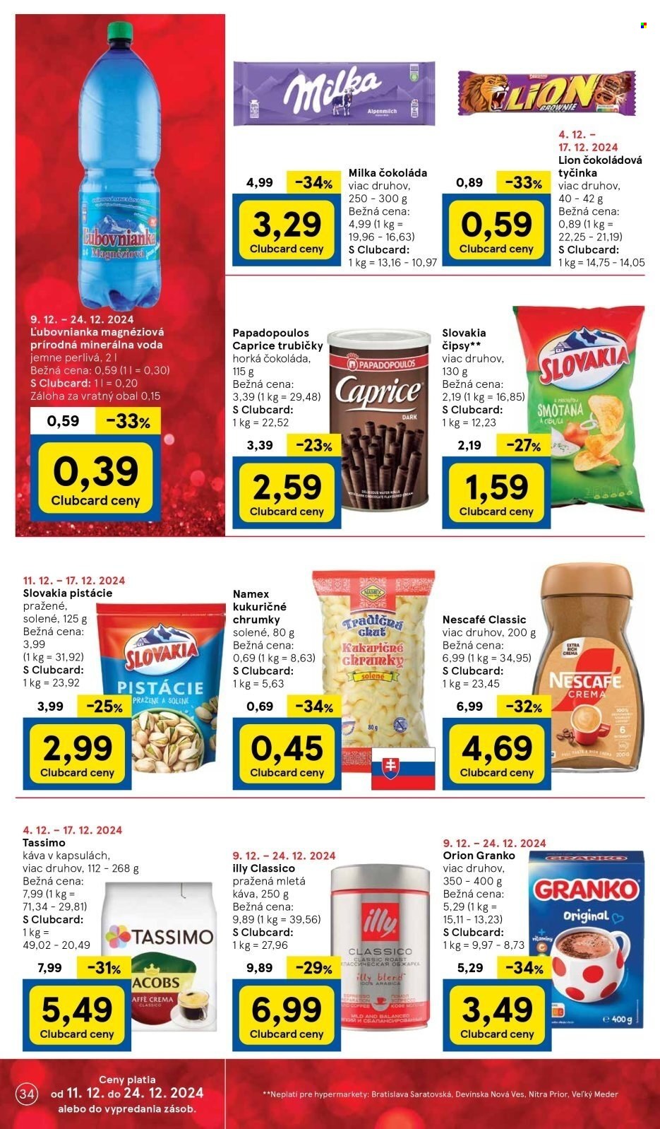 Leták TESCO - 11.12.2024 - 17.12.2024. Strana 34