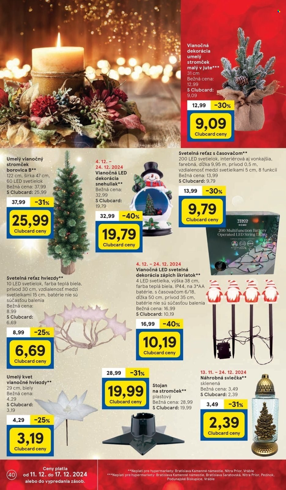 Leták TESCO - 11.12.2024 - 17.12.2024. Strana 40