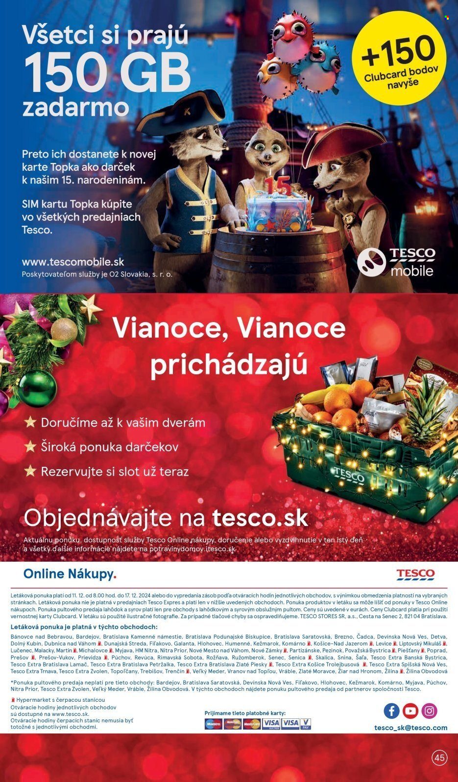 Leták TESCO - 11.12.2024 - 17.12.2024. Strana 45