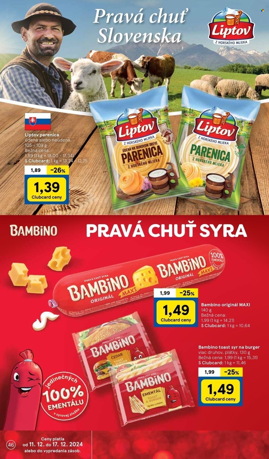 Leták TESCO - 11.12.2024 - 17.12.2024. Strana 46