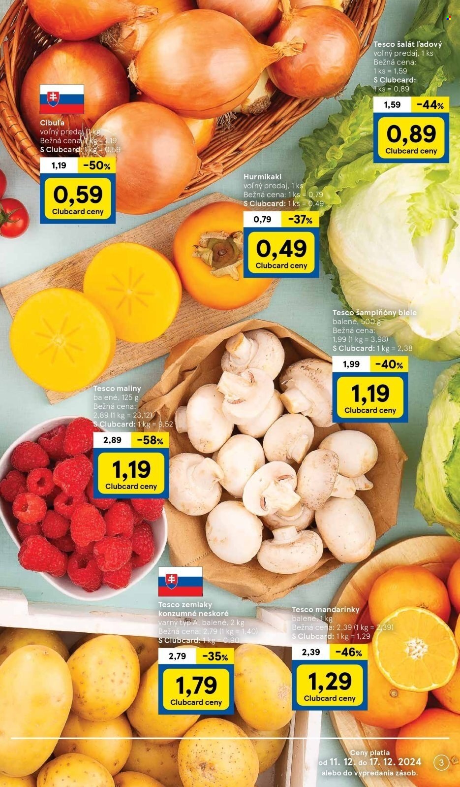 Leták TESCO supermarket - 11.12.2024 - 17.12.2024. Strana 3