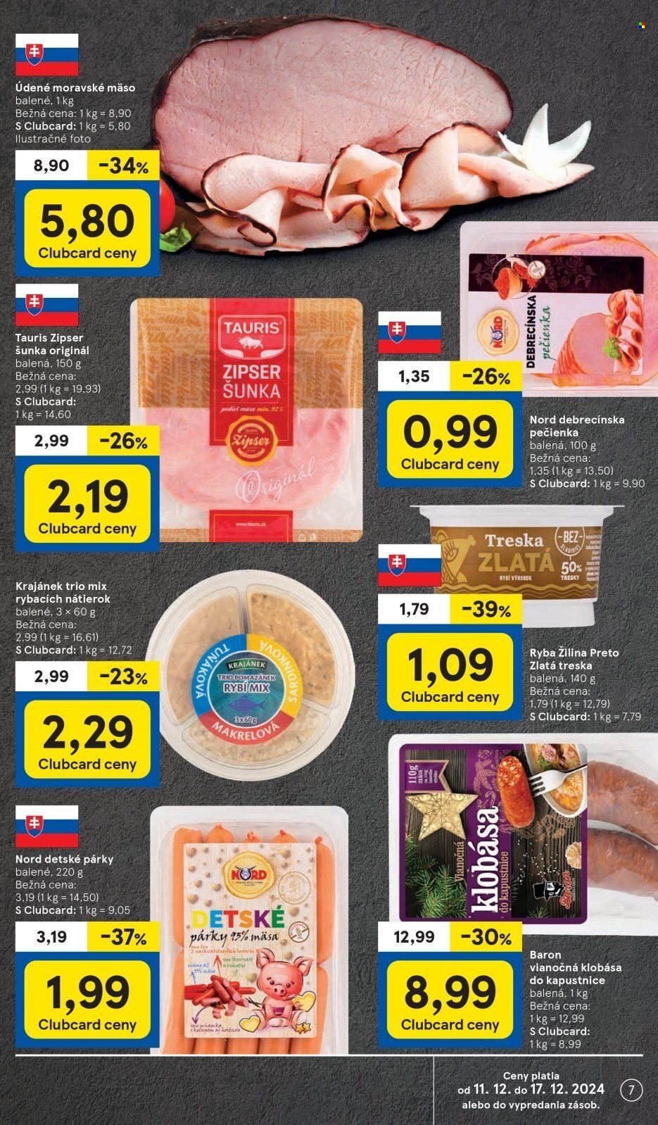 Leták TESCO supermarket - 11.12.2024 - 17.12.2024. Strana 7