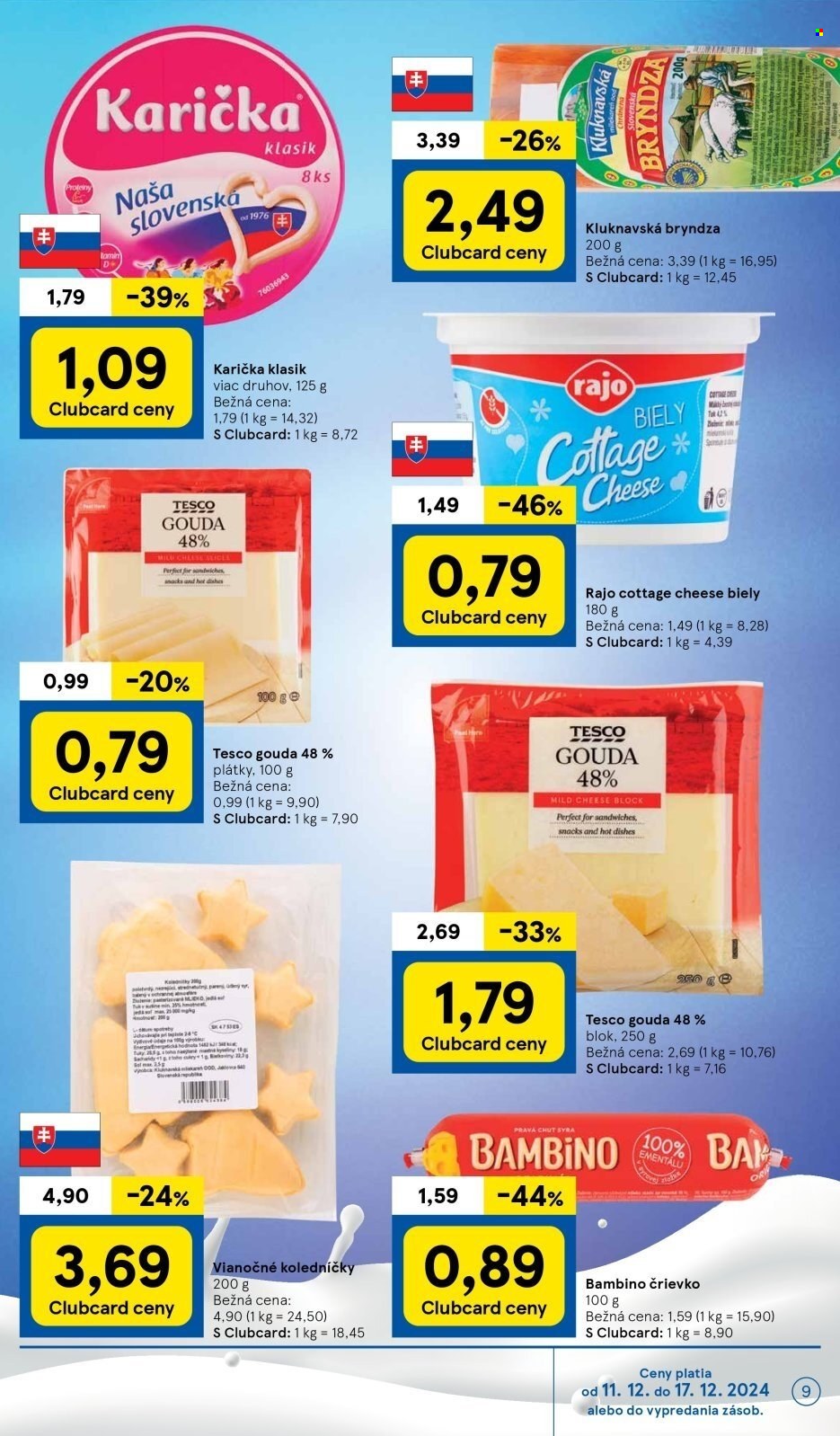 Leták TESCO supermarket - 11.12.2024 - 17.12.2024. Strana 9
