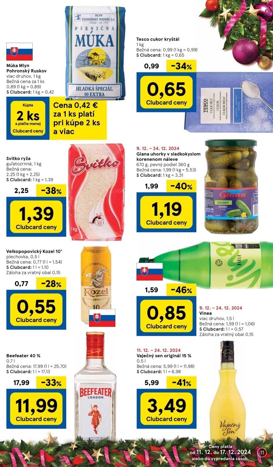 Leták TESCO supermarket - 11.12.2024 - 17.12.2024. Strana 11