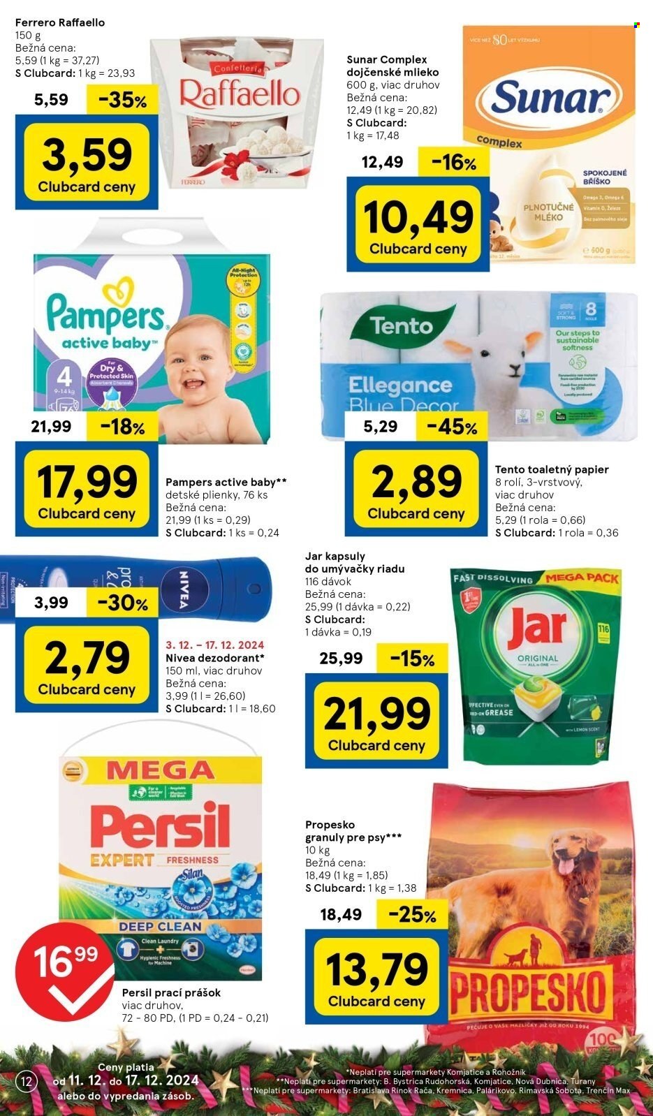 Leták TESCO supermarket - 11.12.2024 - 17.12.2024. Strana 12