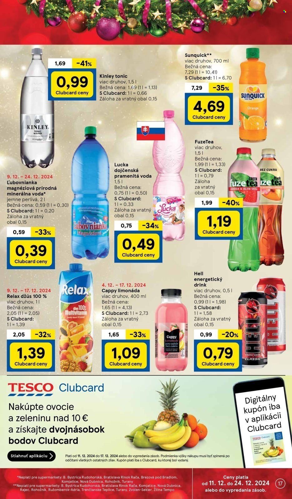 Leták TESCO supermarket - 11.12.2024 - 17.12.2024. Strana 17