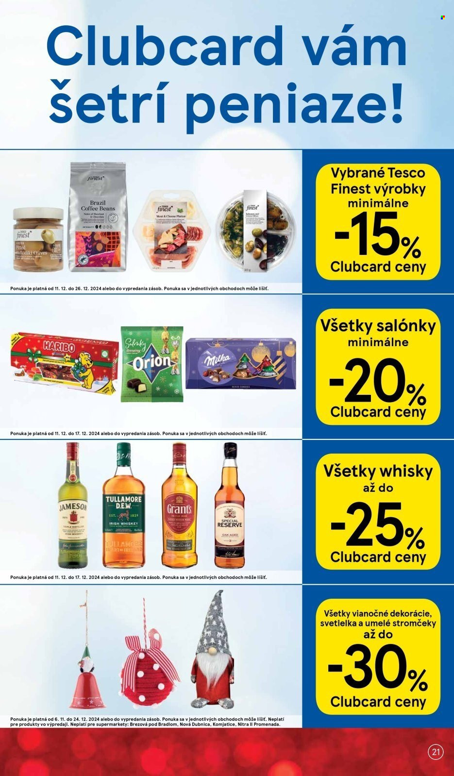Leták TESCO supermarket - 11.12.2024 - 17.12.2024. Strana 21