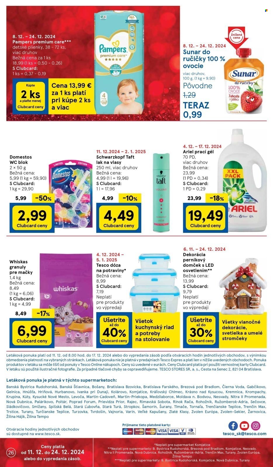 Leták TESCO supermarket - 11.12.2024 - 17.12.2024. Strana 26