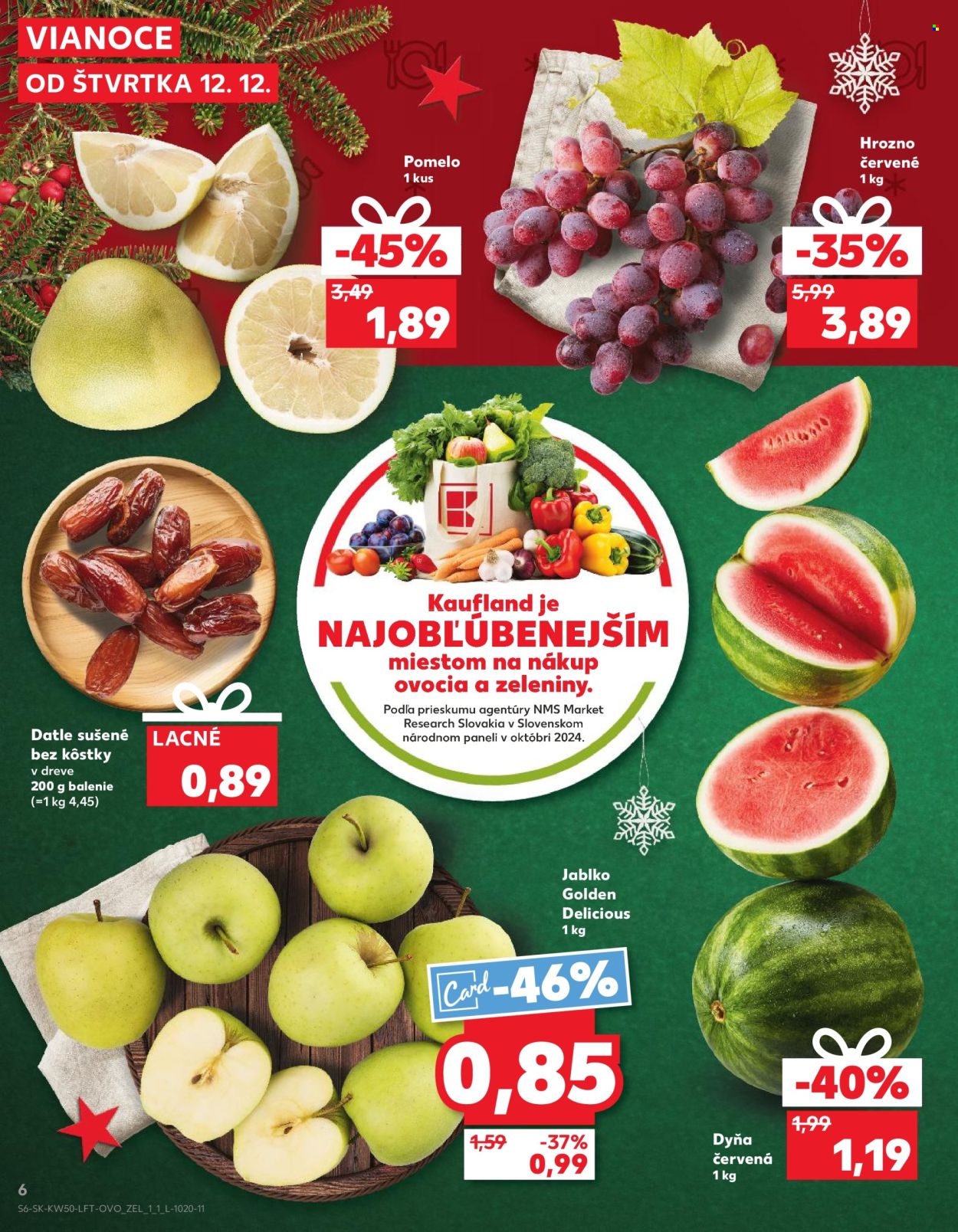 Leták Kaufland - 12.12.2024 - 18.12.2024. Strana 6
