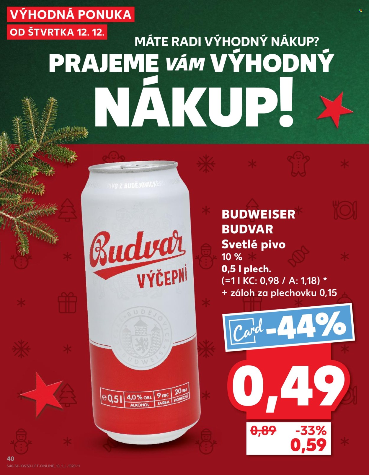 Leták Kaufland - 12.12.2024 - 18.12.2024. Strana 40