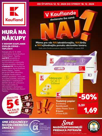 Leták Kaufland - 12.12.2024 - 18.12.2024.