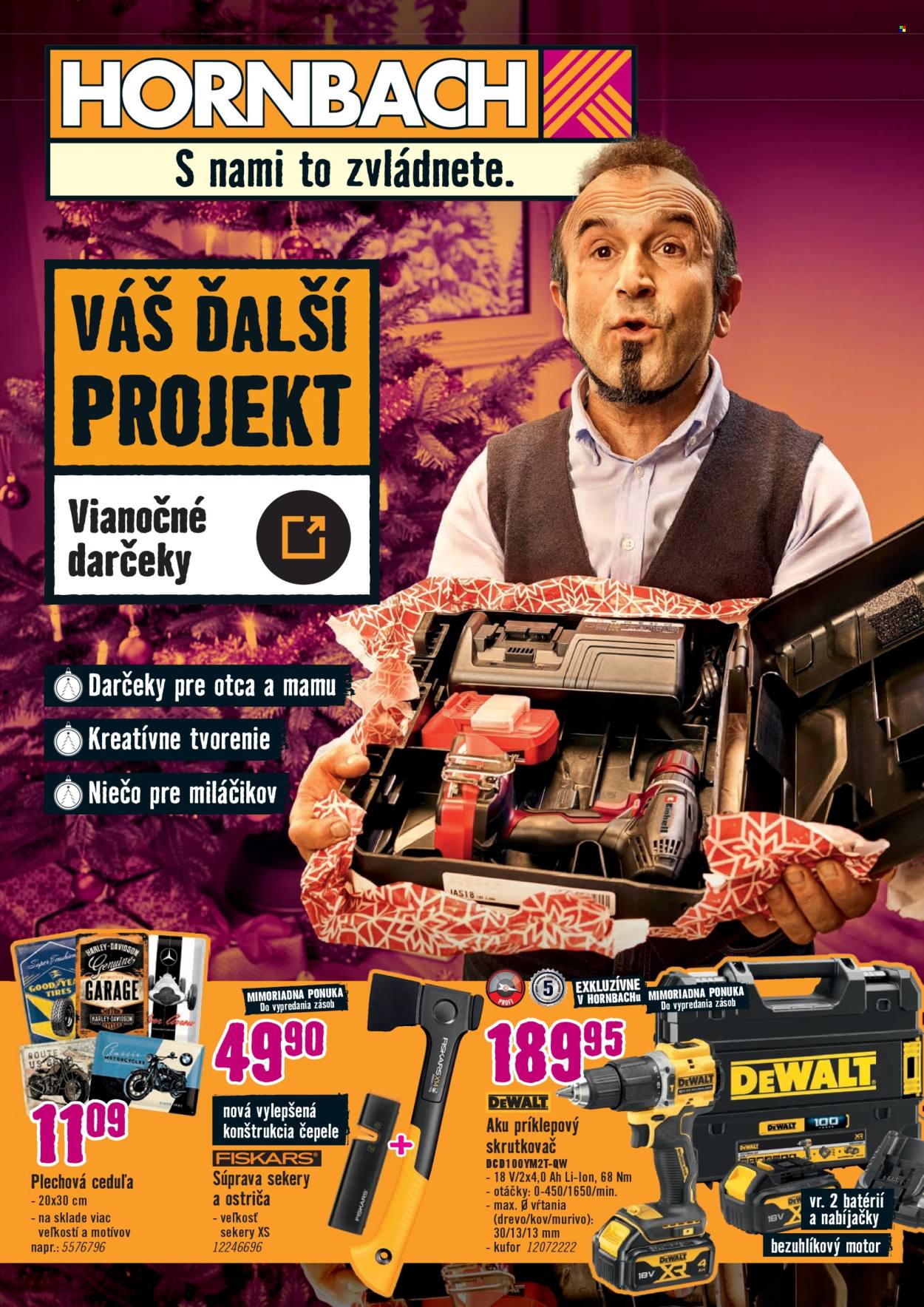 Leták Hornbach - 11.12.2024 - 24.12.2024. Strana 1