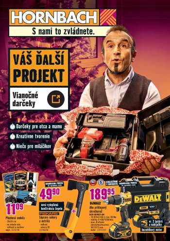 Leták Hornbach - 11.12.2024 - 24.12.2024.