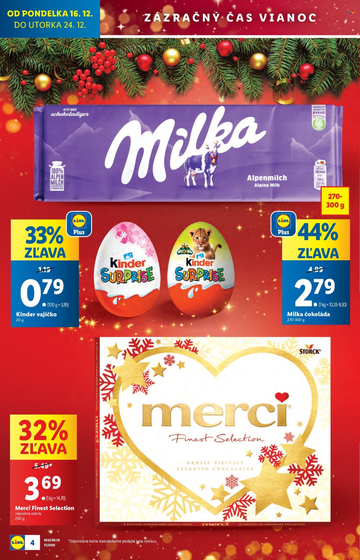 Leták Lidl - 16.12.2024 - 24.12.2024. Strana 4