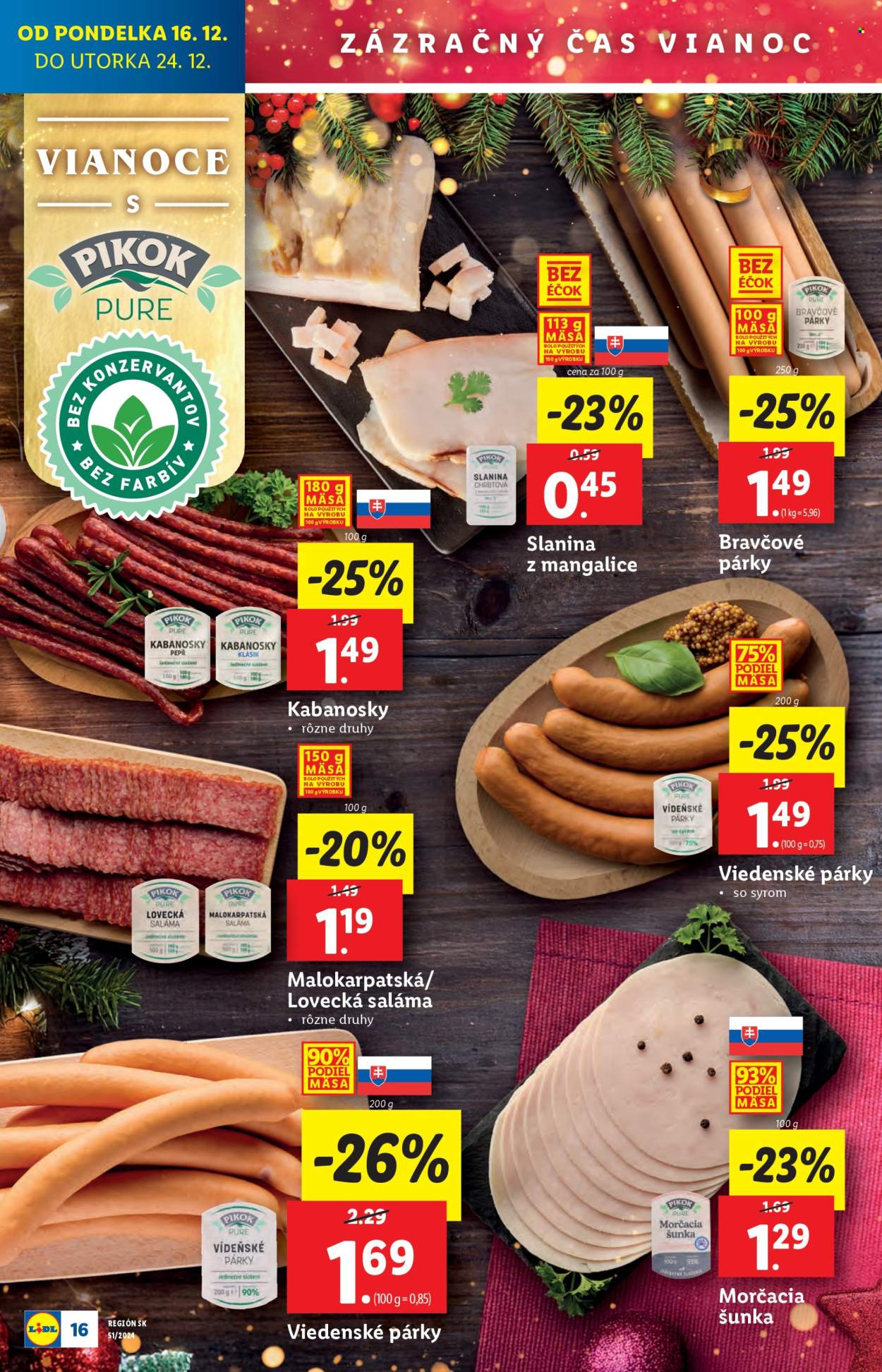 Leták Lidl - 16.12.2024 - 24.12.2024. Strana 20