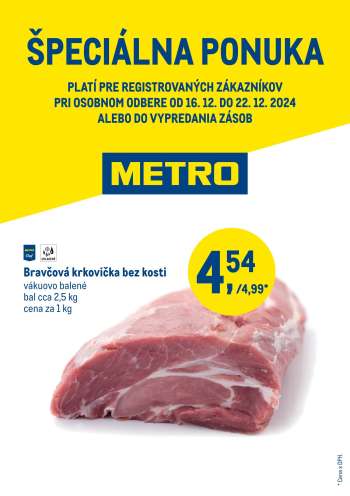 Leták Metro - 16.12.2024 - 22.12.2024.