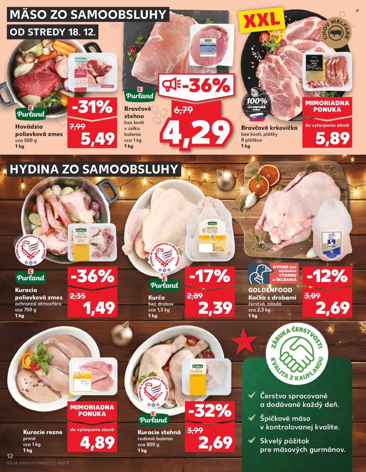 Leták Kaufland - 18.12.2024 - 24.12.2024. Strana 12