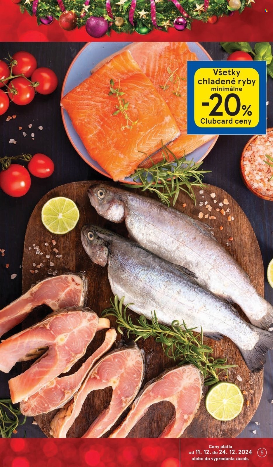 Leták TESCO supermarket - 18.12.2024 - 24.12.2024. Strana 5