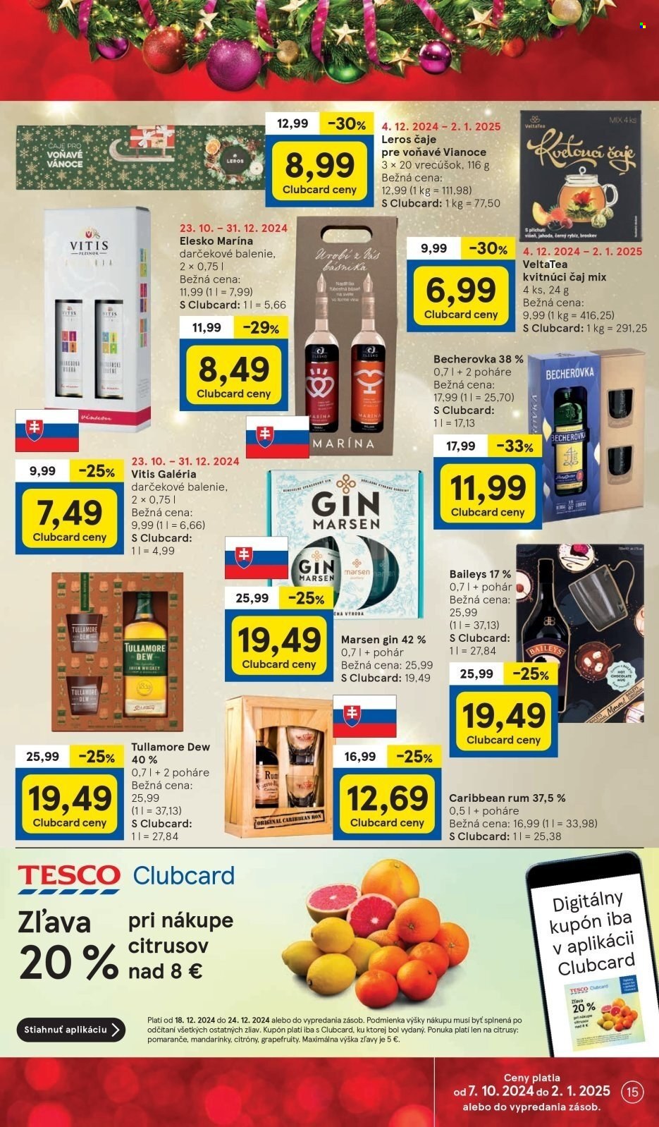 Leták TESCO supermarket - 18.12.2024 - 24.12.2024. Strana 15