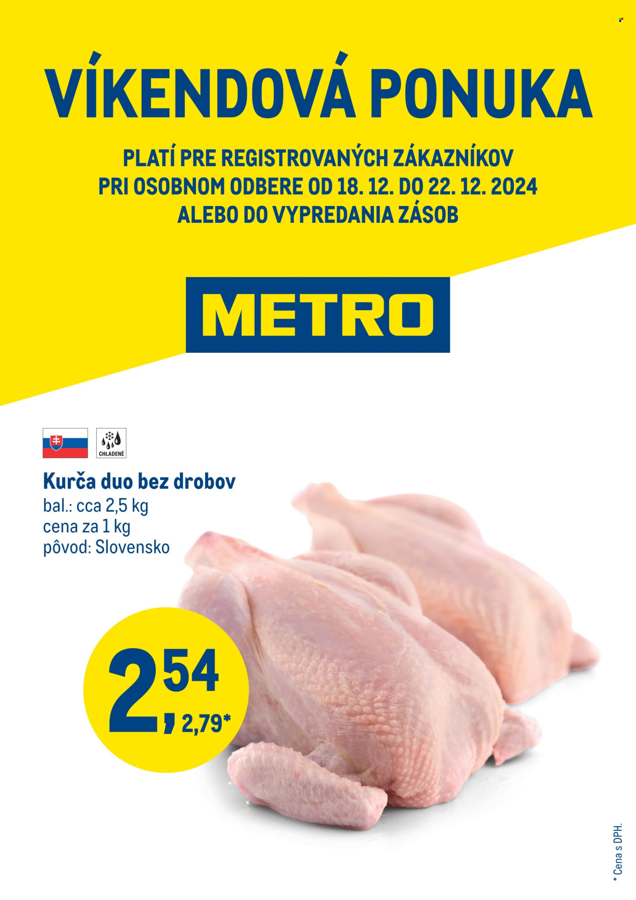 Leták Metro - 18.12.2024 - 22.12.2024. Strana 1
