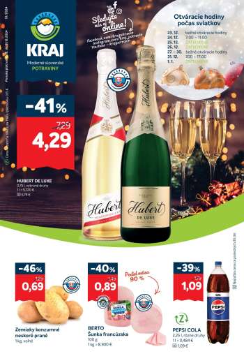 Leták Kraj - 19.12.2024 - 31.12.2024.