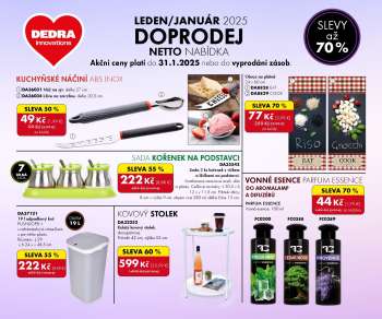 Leták Dedra - 18.12.2024 - 31.1.2025.