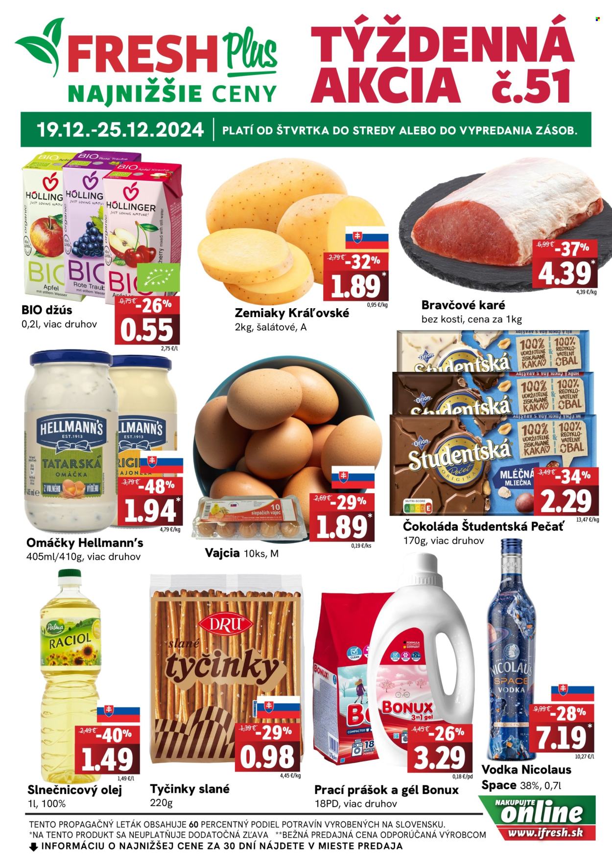 Leták FRESH - 19.12.2024 - 25.12.2024. Strana 1