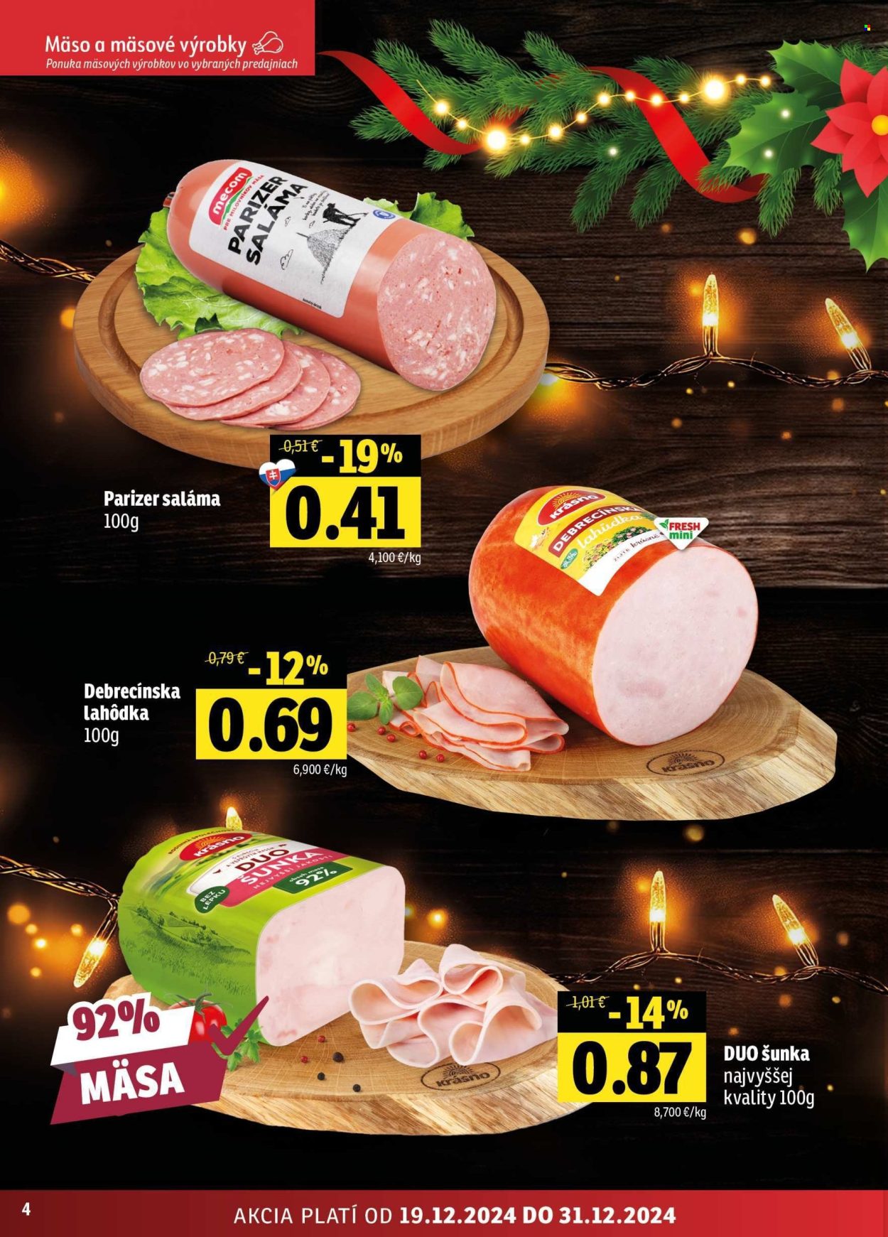 Leták FRESH - 19.12.2024 - 31.12.2024. Strana 4