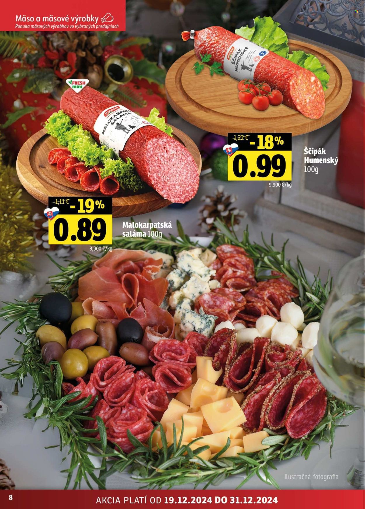 Leták FRESH - 19.12.2024 - 31.12.2024. Strana 8