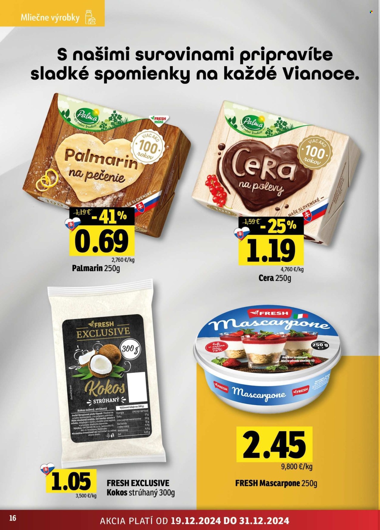 Leták FRESH - 19.12.2024 - 31.12.2024. Strana 16