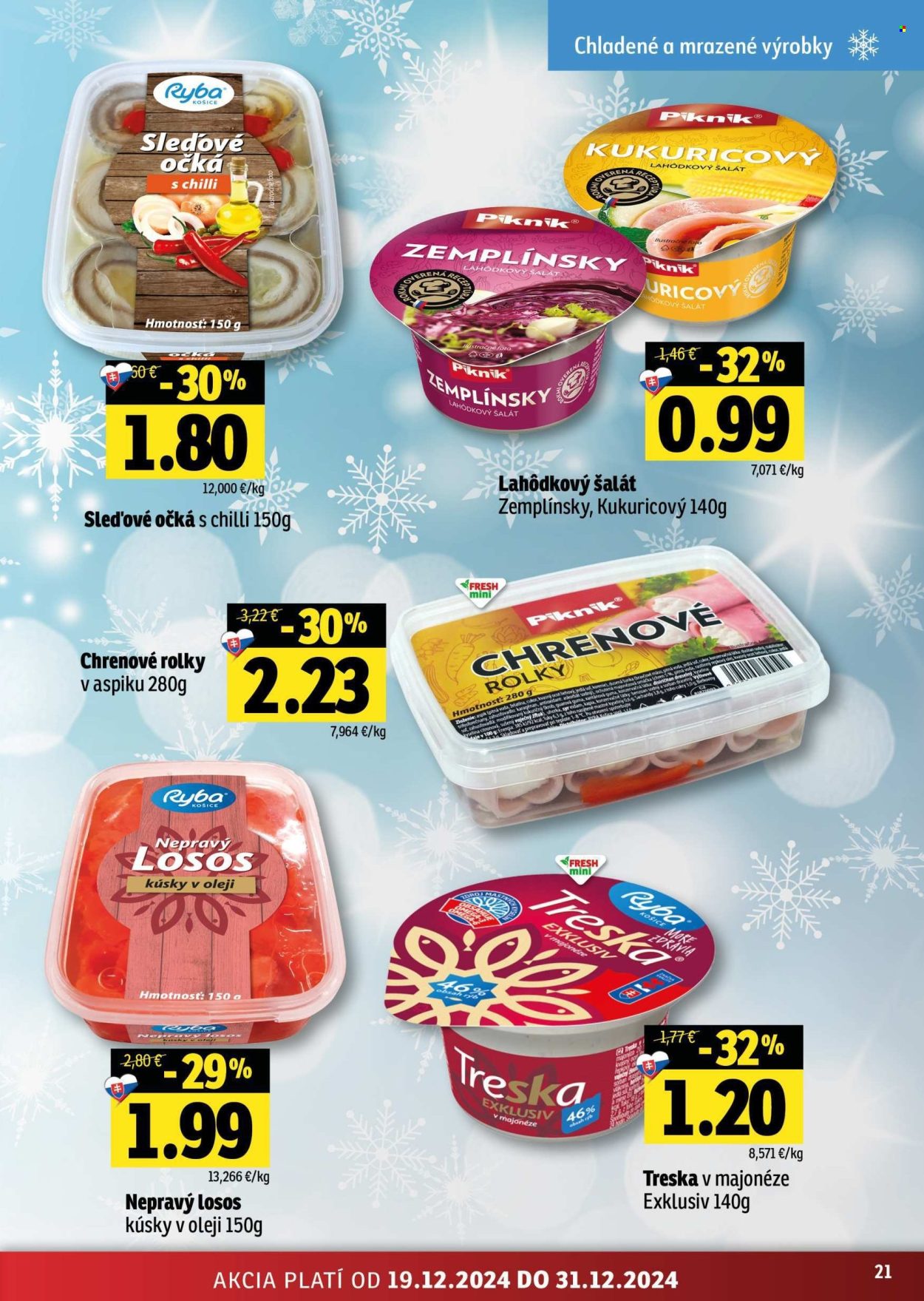 Leták FRESH - 19.12.2024 - 31.12.2024. Strana 21