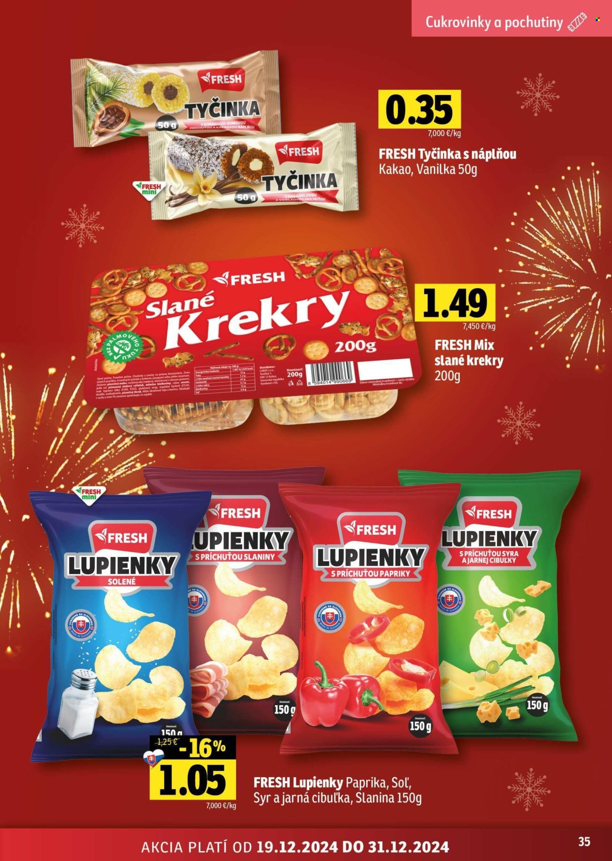 Leták FRESH - 19.12.2024 - 31.12.2024. Strana 35