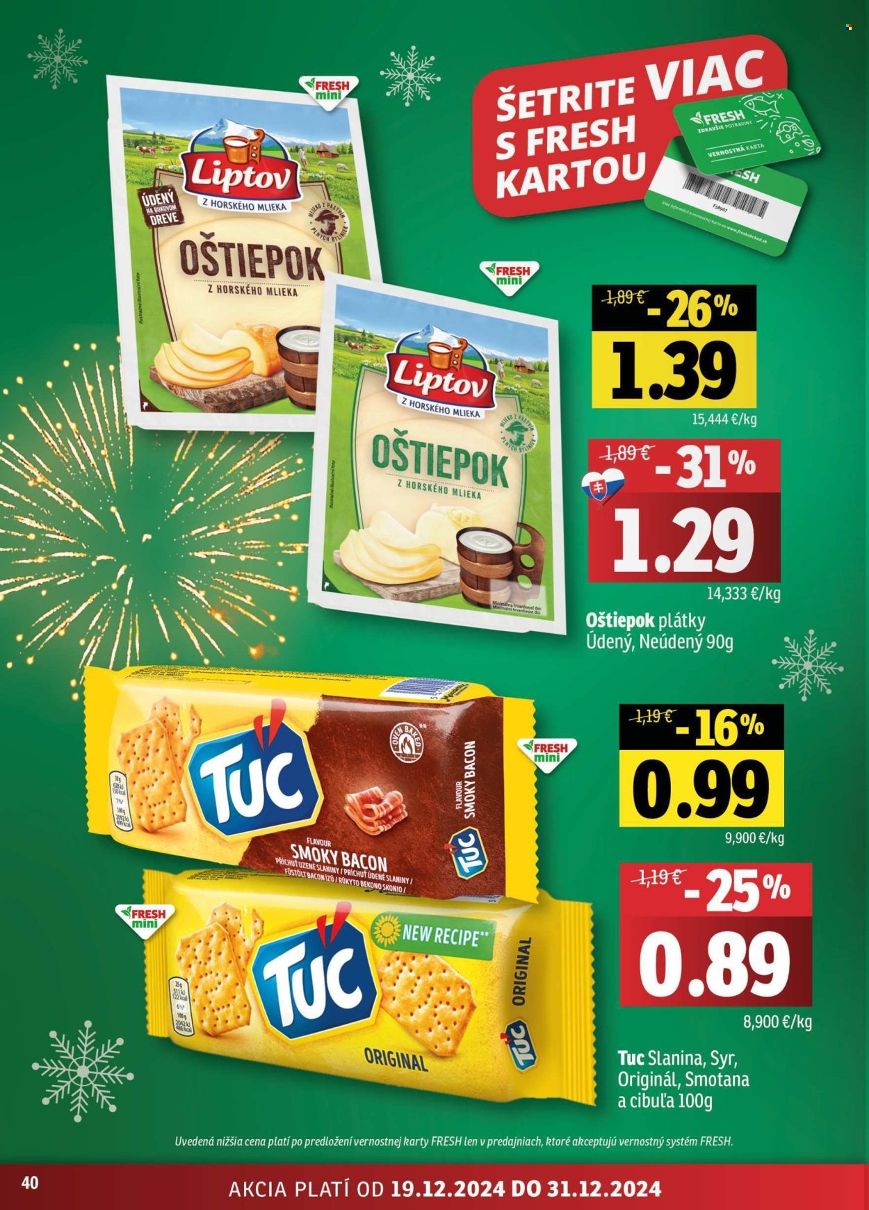 Leták FRESH - 19.12.2024 - 31.12.2024. Strana 40